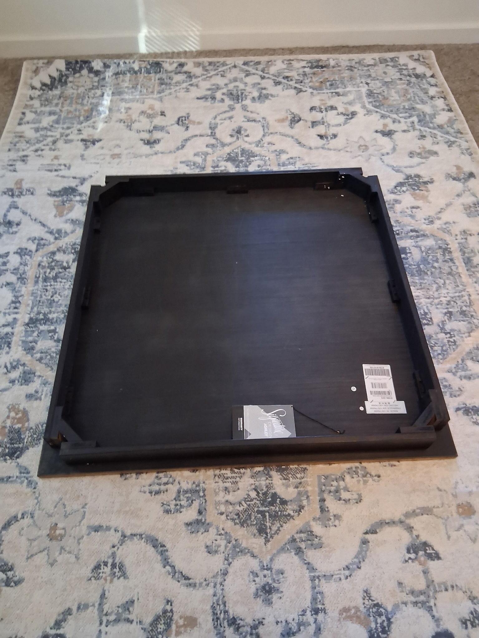 Table assembly in progress
